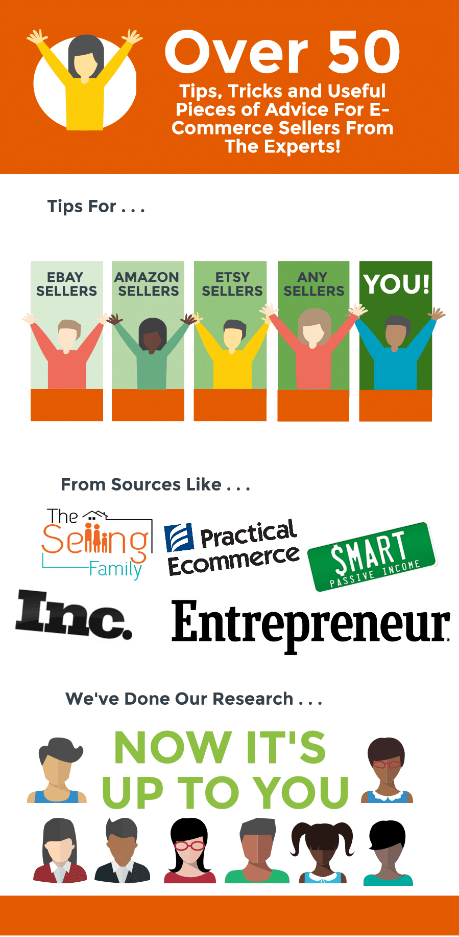 Over 50 Tips, Tricks and Useful Pieces Of Advice For E-Commerce Sellers From Experts